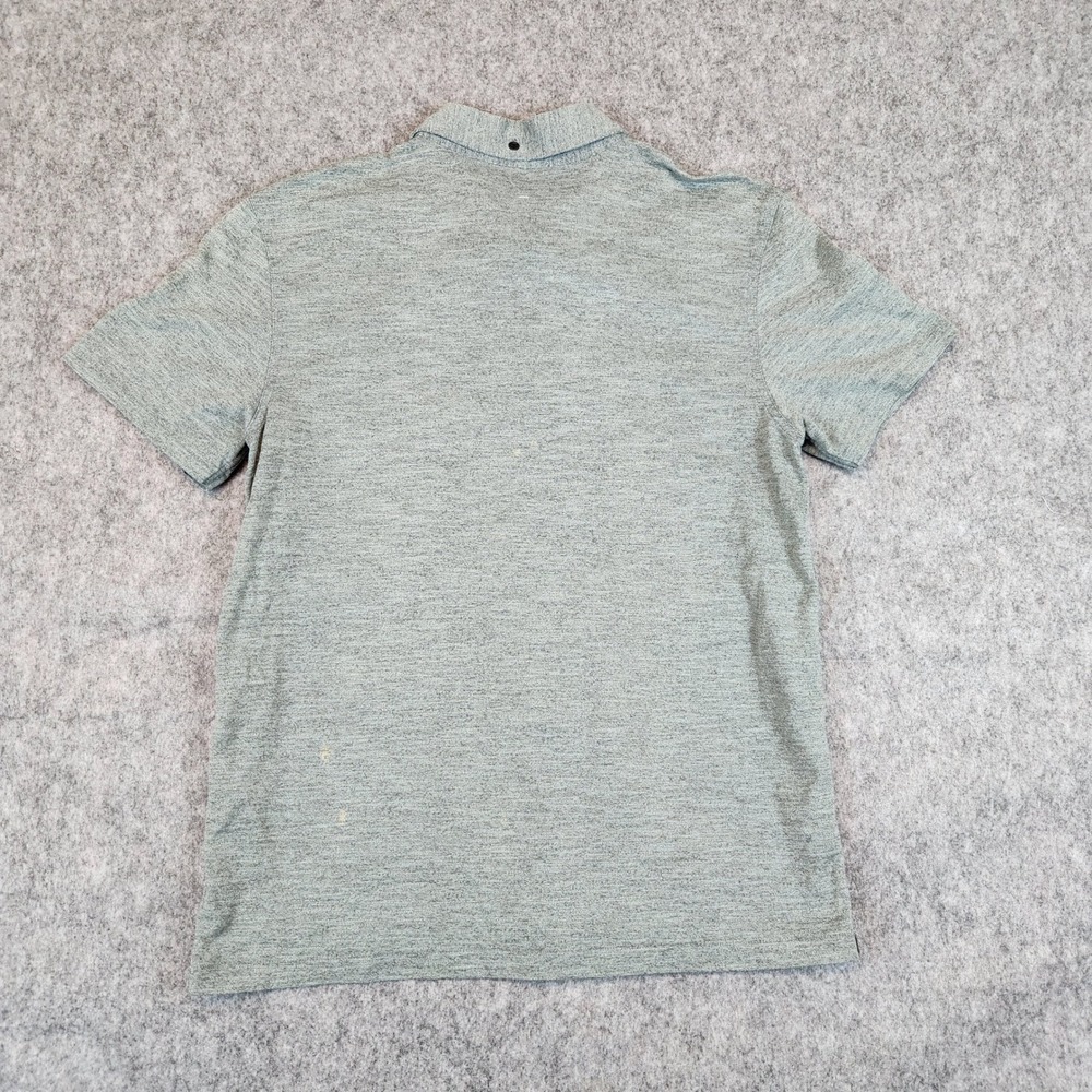 Rag and Bone Polo Shirt Men L Grey Short Sleeve Embroidered Casual Designer Top - Picture 6 of 11